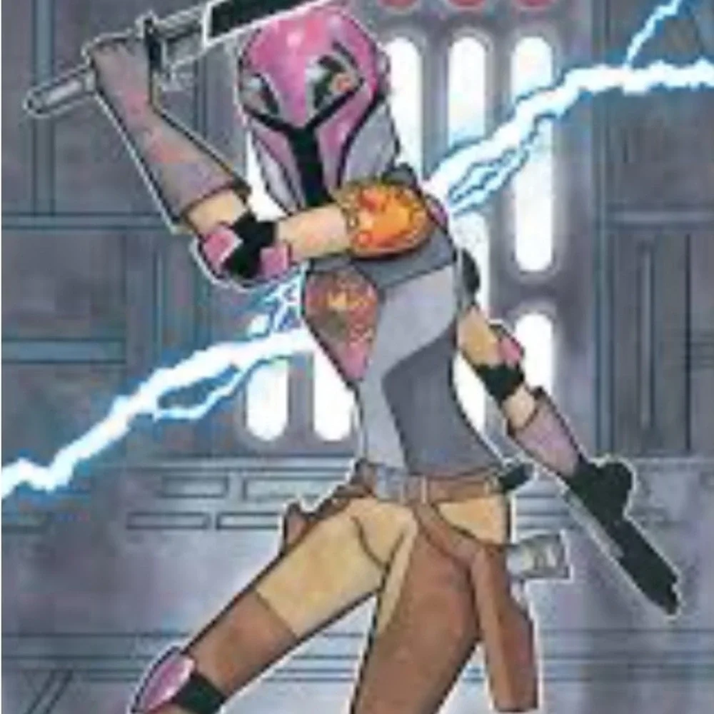 NWOT-Sabine Wren Inspired Colorblock Womens Running Shirt-Small/Medium - Picture 4 of 5